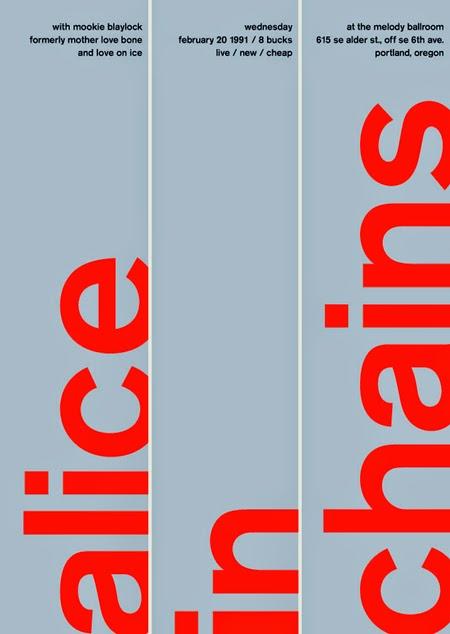 Swissted. Posters tipográficos de Mike Joyce