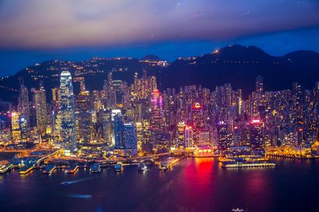 Hong Kong by night