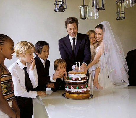 La boda de Brad Pitt y Angelina Jolie