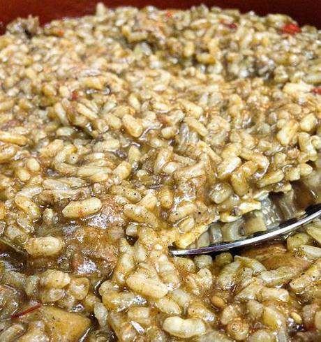 Detalle arroz mar y montaña La Cava Tarrega