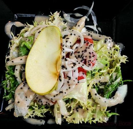 Ensalada verde en La Cava