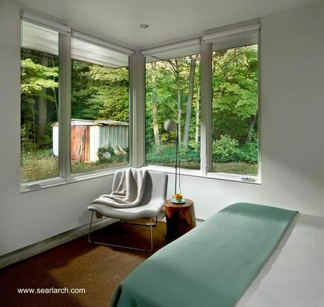 Una cabaña americana transformada por completo. Una cabaña americana transformada por completo.