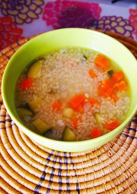Sopa de quinoa