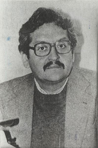 Mlitante del MIR, en los '80s Carrasco era de los que apoyaba la tesis de que la movilización social -más que la lucha armada- permitiría terminar con la dictadura.  Archivo diario La Nación. Universidad Diego Portales.