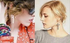 Pendientes de cruz, mi nueva compra. Pendientes de cruz, mi nueva compra.