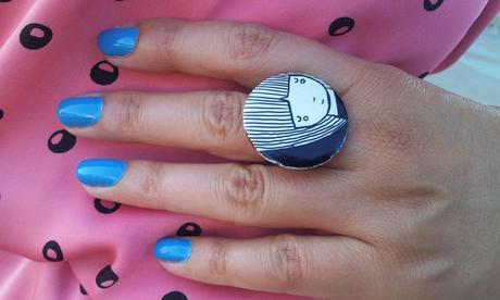 Vestido ablusonado coral de Mieji Collection Vestido ablusonado coral de Mieji Collection