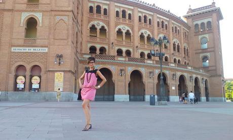 Vestido ablusonado coral de Mieji Collection Vestido ablusonado coral de Mieji Collection