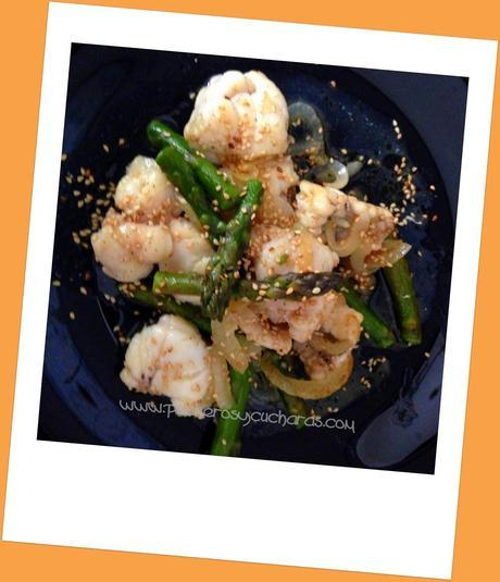 Rape con trigueros Rape con trigueros