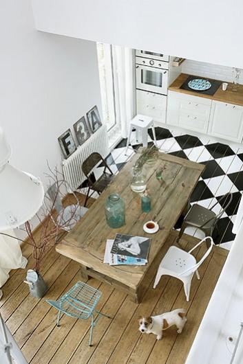 ESTILO VINTAGE INDUSTRIAL FEMENINO CON TOQUES DE AZUL