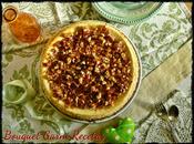 Cheesecake peras crocante nueces agradecimientos)