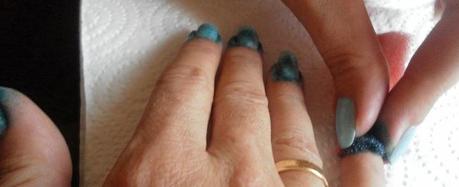 Manicura degradado, manicura con esponja, nails effect degrade, nailsart, 
