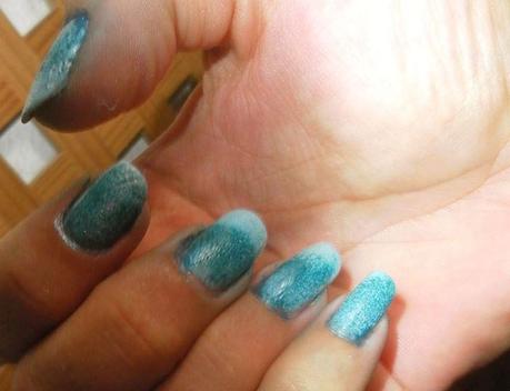 Manicura degradado, manicura con esponja, nails effect degrade, nailsart, 