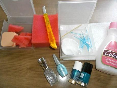 Manicura degradado, manicura con esponja, nails effect degrade, nailsart, 