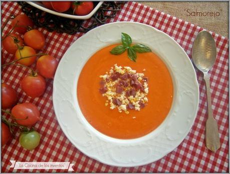 Salmorejo con Huevo duro y Jamón Salmorejo con Huevo duro y Jamón