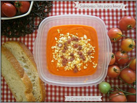 Salmorejo con Huevo duro y Jamón