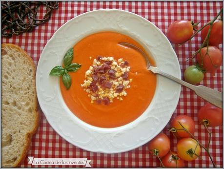 Salmorejo con Huevo duro y Jamón Salmorejo con Huevo duro y Jamón