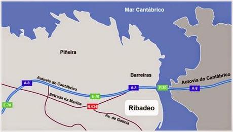 ESTA ESPAÑA NUESTRA 2014: ESCAPADA A LA MARIÑA LUCENSE.-  V,  EL VAL DO OURO, RIBADEO Y LA RIA DEL EO