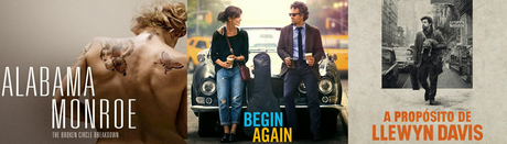 Alabama Monroe, Begin Again y A propósito de Llewyn Davis, tres historias deliciosas en las que la música es una protagonista más
