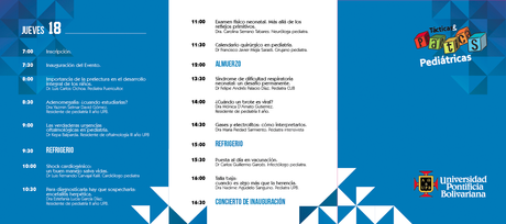 VIII Curso de Residentes de Pediatría U.P.B.