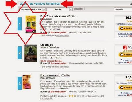 Doblete Nº 1 Más vendidos Romántica