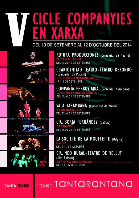programación Teatro Tarantana 2014 2015