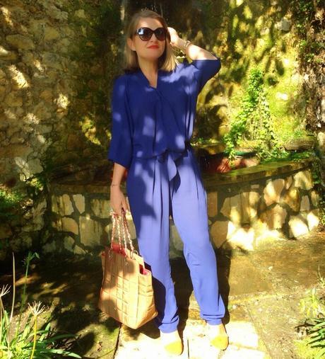 BLUE JUMPSUIT