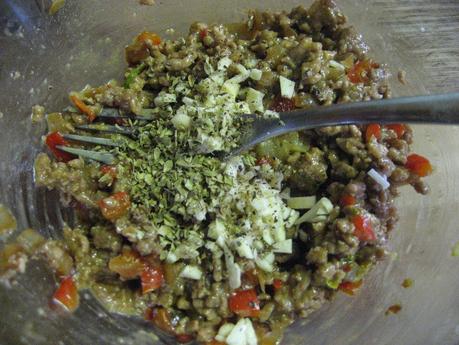 HAMBURGUESA CON VEGETALES