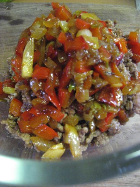 HAMBURGUESA CON VEGETALES