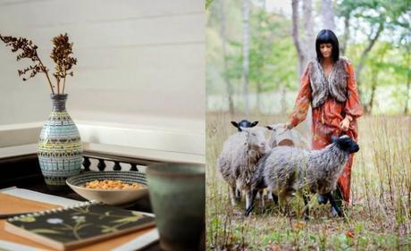 Una casa de madera en la isla de Gotland. Una casa de madera en la isla de Gotland.