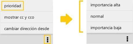 Cambiar la importancia de los mensajes en Outlook para Android Cambiar la importancia de los mensajes en Outlook para Android