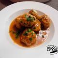 Albóndigas en salsa (tradicionales) emplatada
