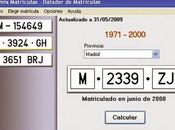 Conoce edad automóvil medio matricula