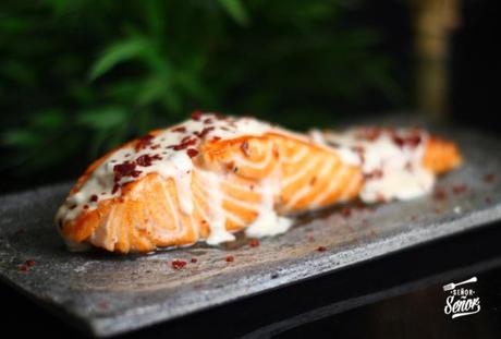salmon-gorgonzola