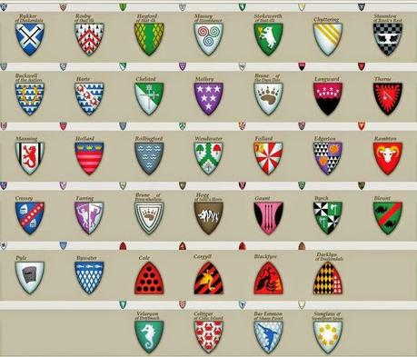 Escudos de armas de las casas de Westeros