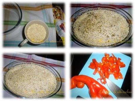 Ensalada de quinoa con pavo y pistachos