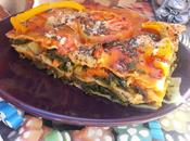 Lasaña vegana espinacas verduras
