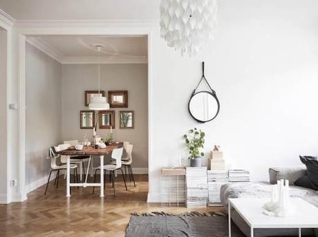 salón en neutros menos es más decoración madera blanco gris decoración lampara diseño estilo nórdico escandinavo dormitorios muy pequeños decoración colores neutros grises blog decoración nórdica 