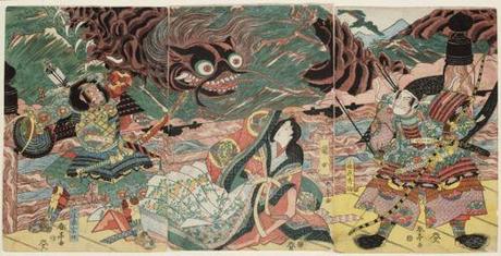 Especial Samuráis | Hidesato vence al Ciempiés Gigante