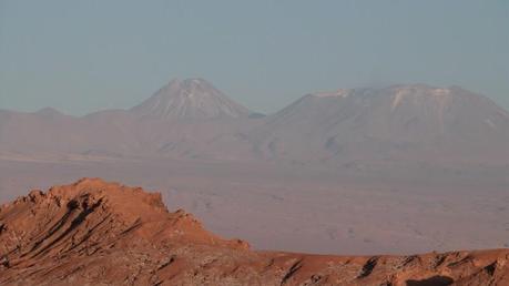 Volcanes en la cordillera de los Andes