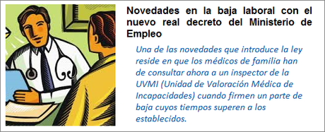 MobbingMadrid Novedades en la baja laboral con el nuevo real decreto de Empleo