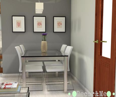 PROYECTOS DECOR&ME: ANTES/DESPUÉS SALÓN COMEDOR RAMÓN Y CAJAL