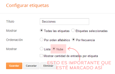 Tutorial Blogger: Cómo hacer un menú por categorías