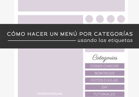 Tutorial Blogger: Cómo hacer un menú por categorías