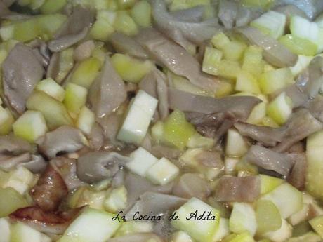 FILETE DE TERNERA, CON VERDURAS SALTEADAS