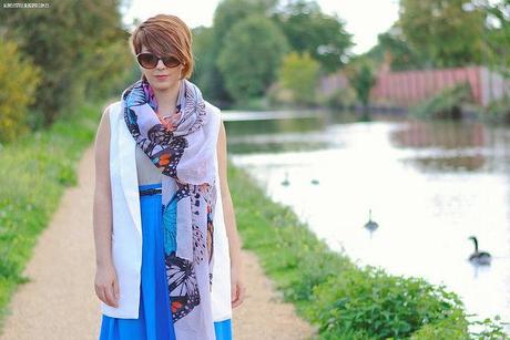 Look of the day: midi skirt & white vest lovelystyle (4)