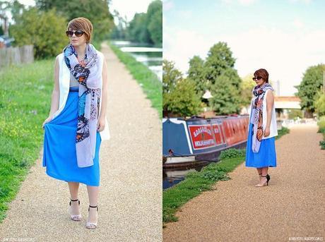 Look of the day: midi skirt & white vest lovelystyle (5)