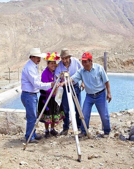 GORE LIMA INAUGURA CONSTRUCCIÓN DE NUEVA INFRAESTRUCTURA  DE RIEGO EN CAJATAMBO…