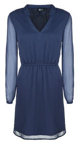 femenina VESTIDO AZUL