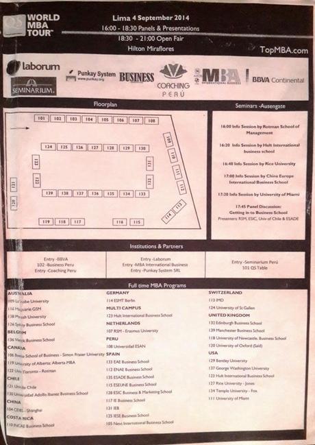 Feria QS Top MBA Lima 2014