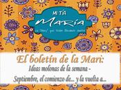 boletín Mari: Ideas molonas semana Septiembre, comienzo vuelta a...